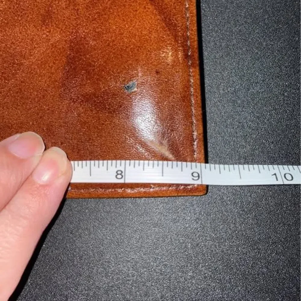 Vintage EK Leathergear Brown Heritage Cowhide Wallet | New Gentleman Billfold